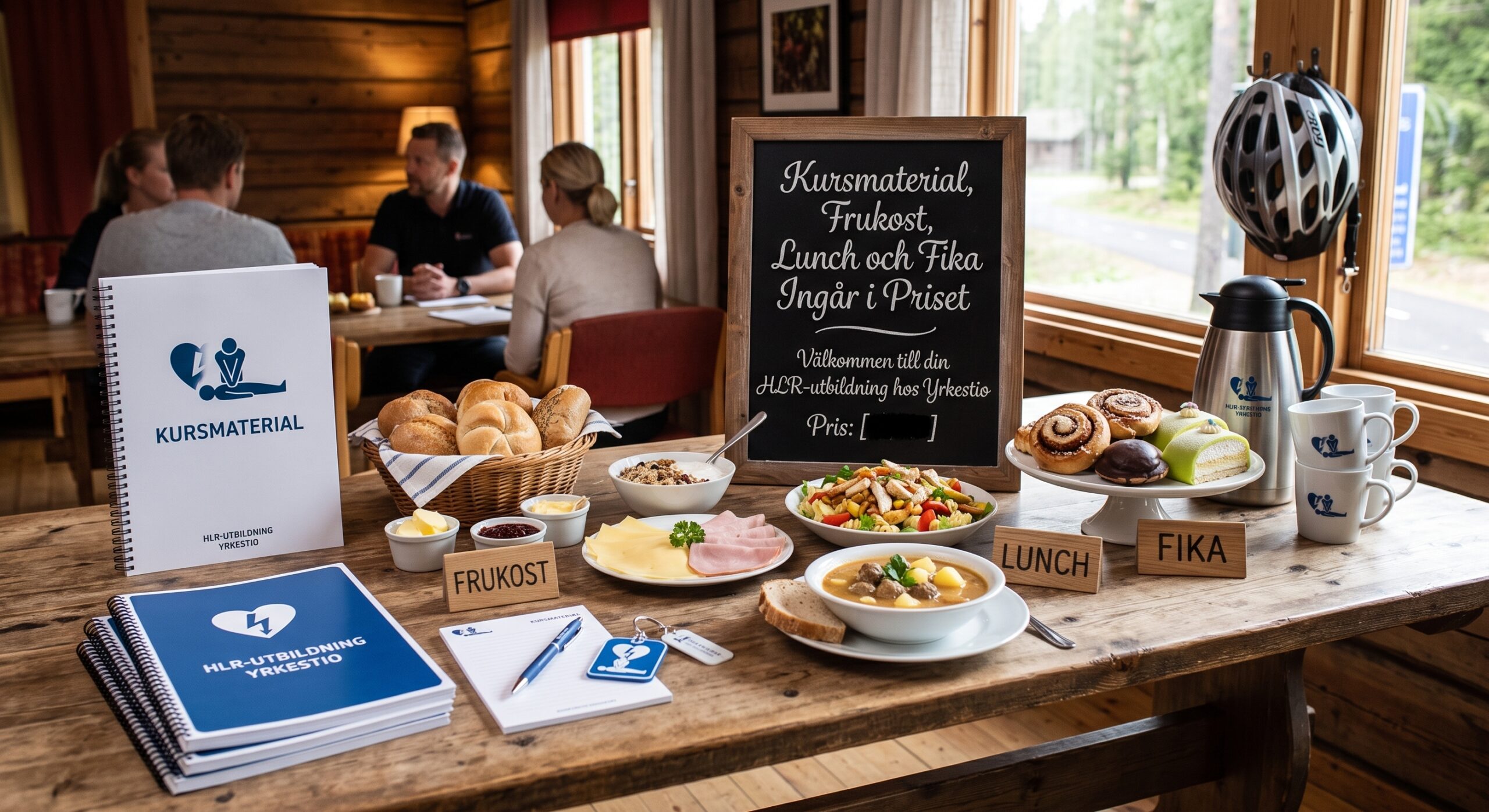mat på plats